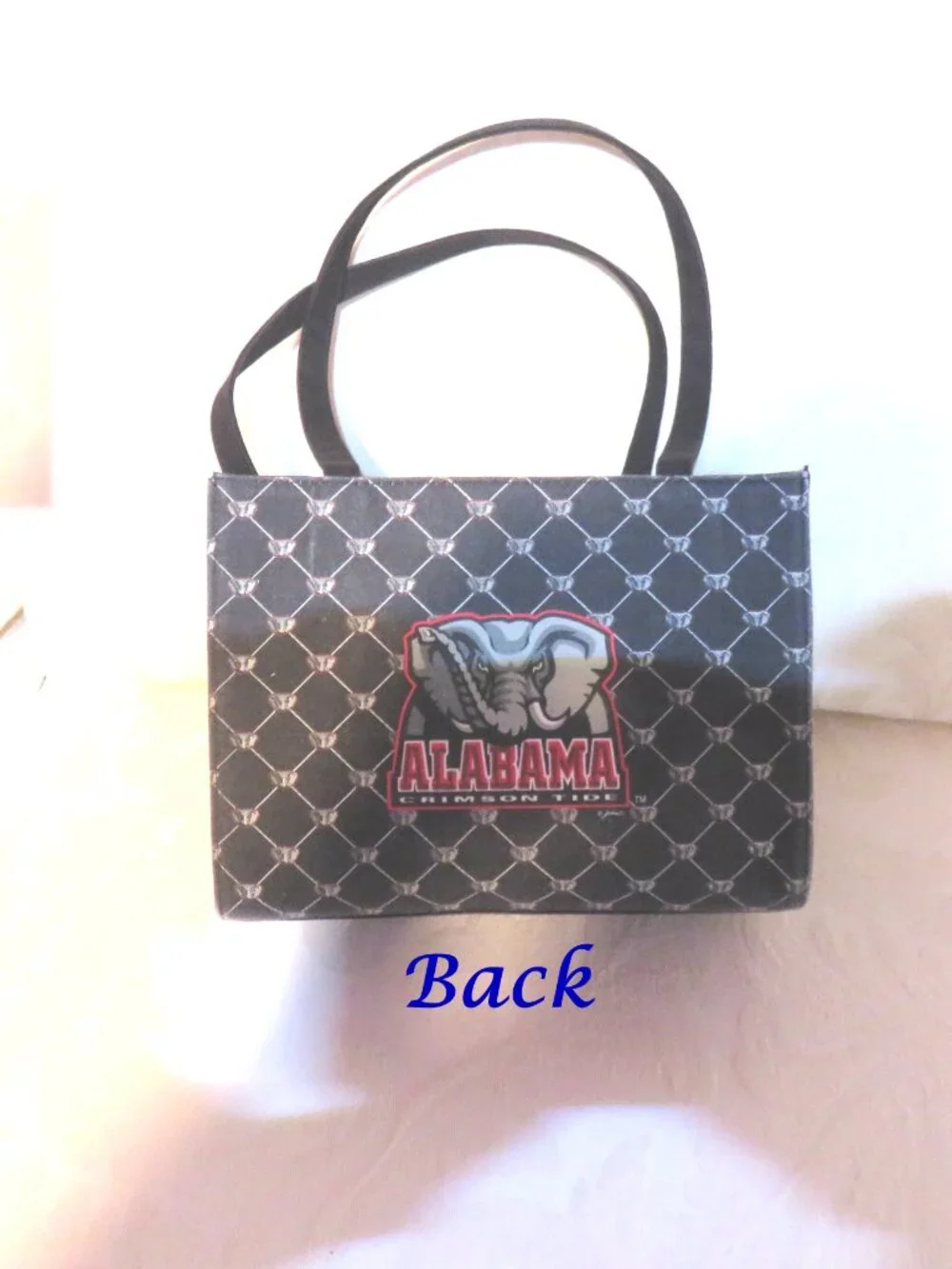 Purse with Alabama Crimson Tide Logo Front and Back 